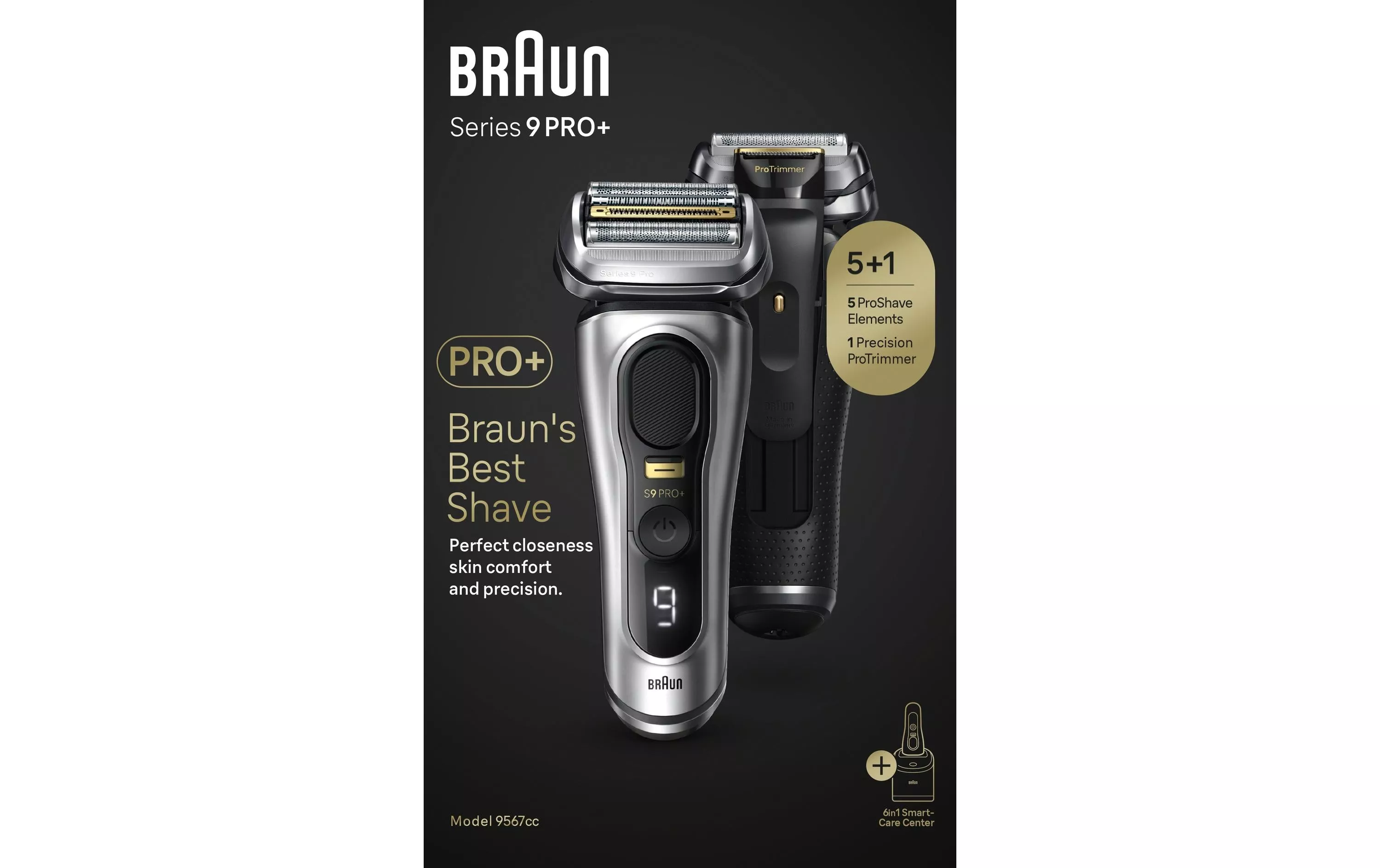 Braun Series 9 Pro Rasierer - Reinigungsstation und Zubehör in