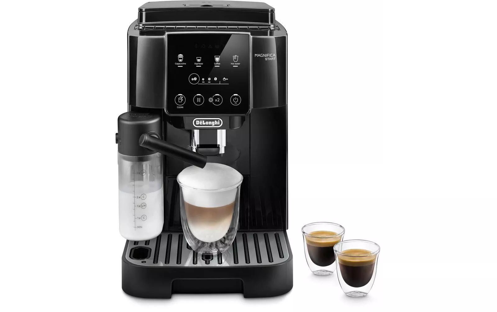 Macchina da caffè completamente automatica De\'Longhi Magnifica Start Milk ECAM220.60.B Nero