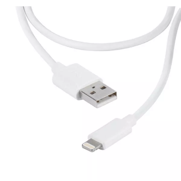 Câble de données USB Lightning pour appareils Apple, 2 m, blanc
