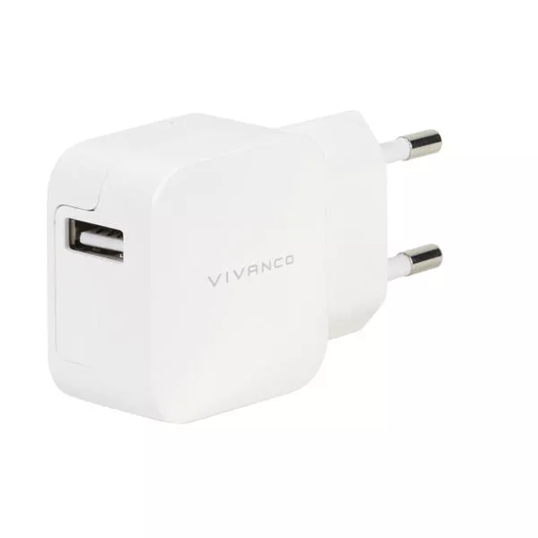 USB Charger 2.4A mit Smart IC, weiss