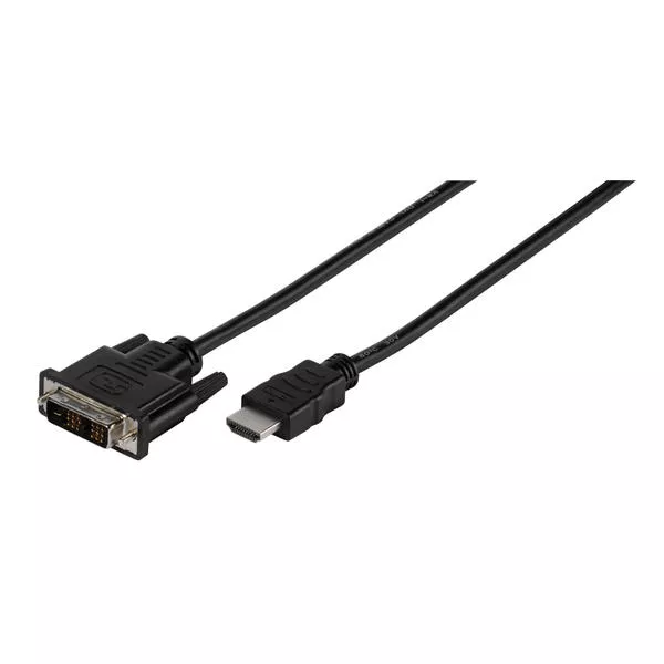 Câble vidéo HDMI, 2m, noir