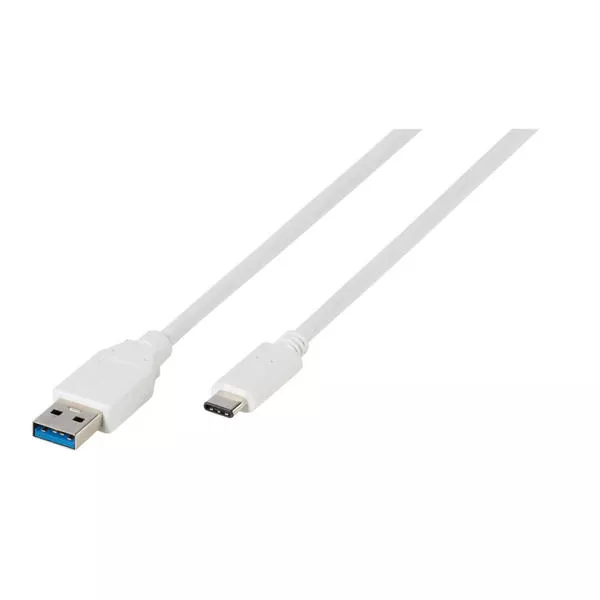 USB Type-C Daten- und Ladekabel, 2.5m, weiss