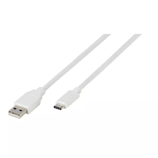 Cavo dati USB Tipo-C e cavo di ricarica, 1,2m, bianco
