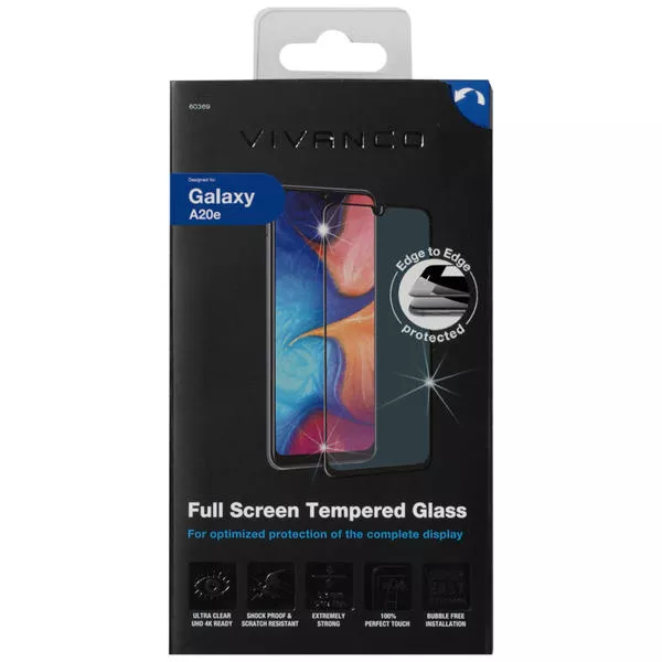 Galaxy A20e Full Screen Temp Glass
