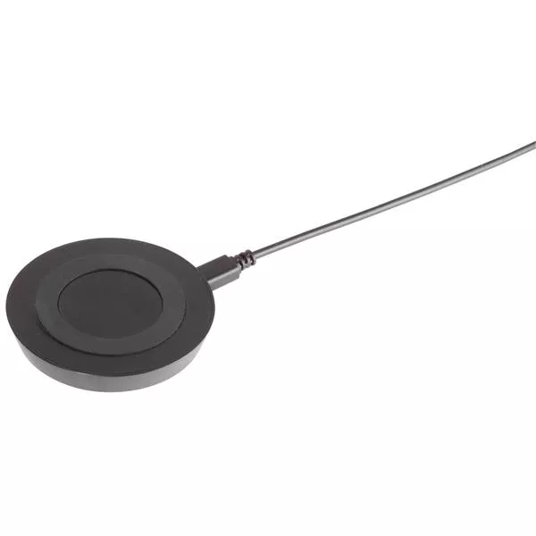 Chargeur QI inductif, 5 W, câble micro USB inclus, noir