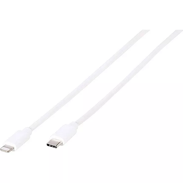 Datenkabel USB Type-C Stecker- Lightning c94 Stecker, weiss 2m