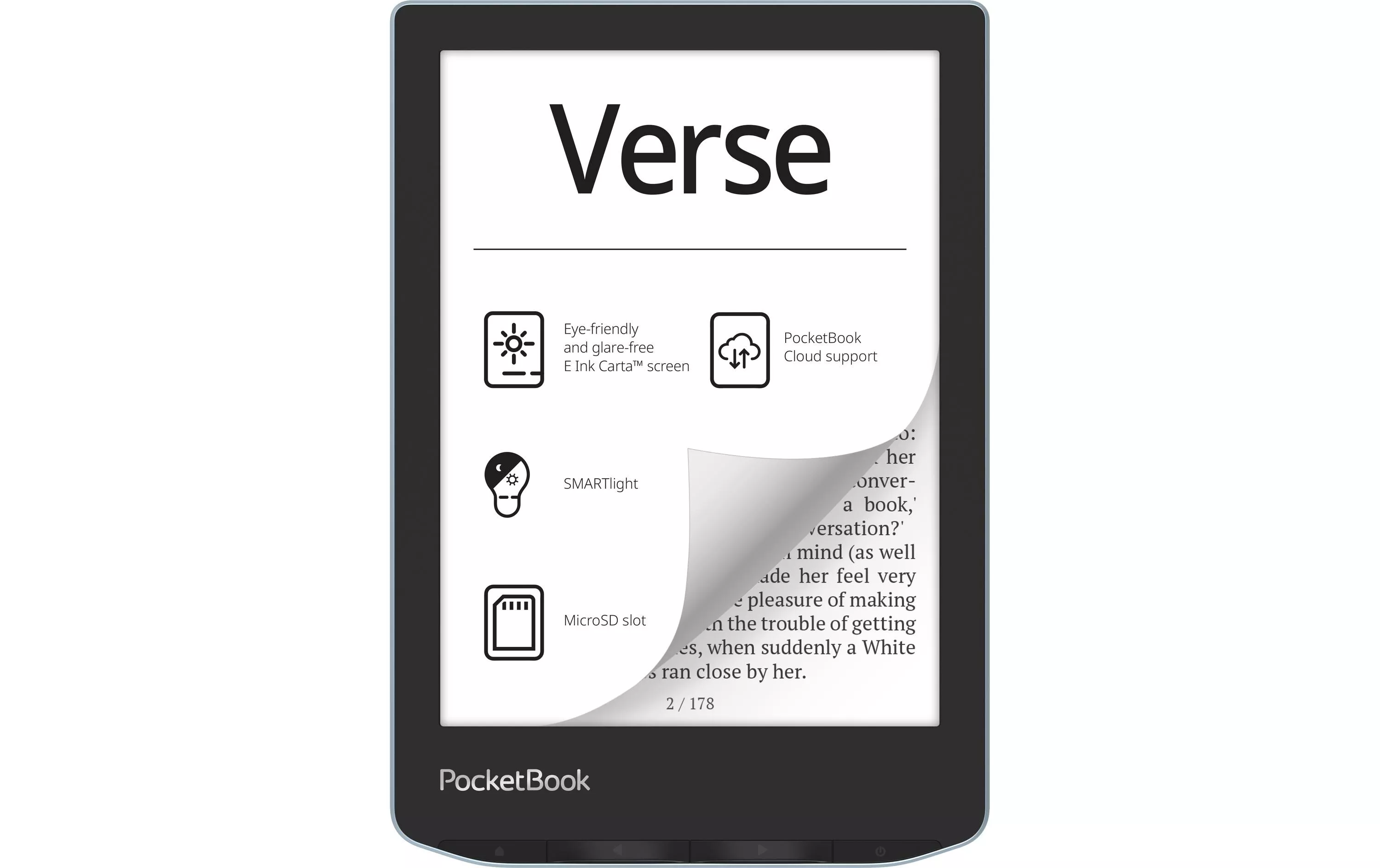 Lettore di libri elettronici PocketBook Verse blu brillante