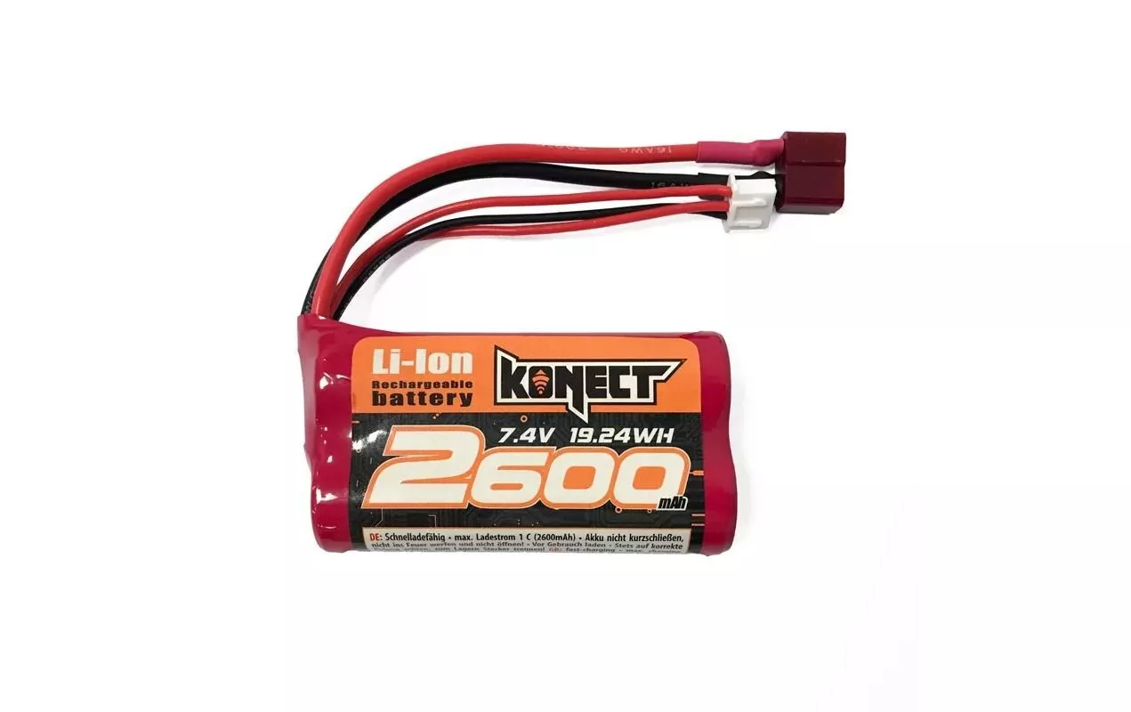 Batterie RC Li-Ion 2600 mAh 7.4 V 15C