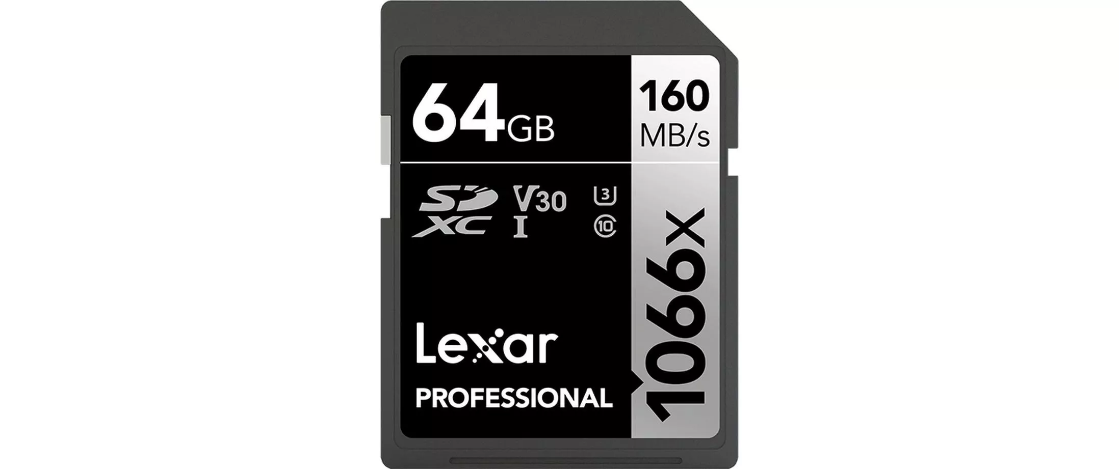Scheda Lexar SDXC Professional 1066x Silver 64 GB