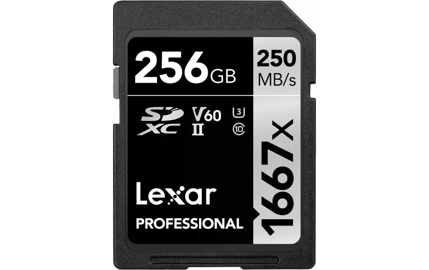 Scheda Lexar SDXC serie Professional 1667x SILVER 256 GB