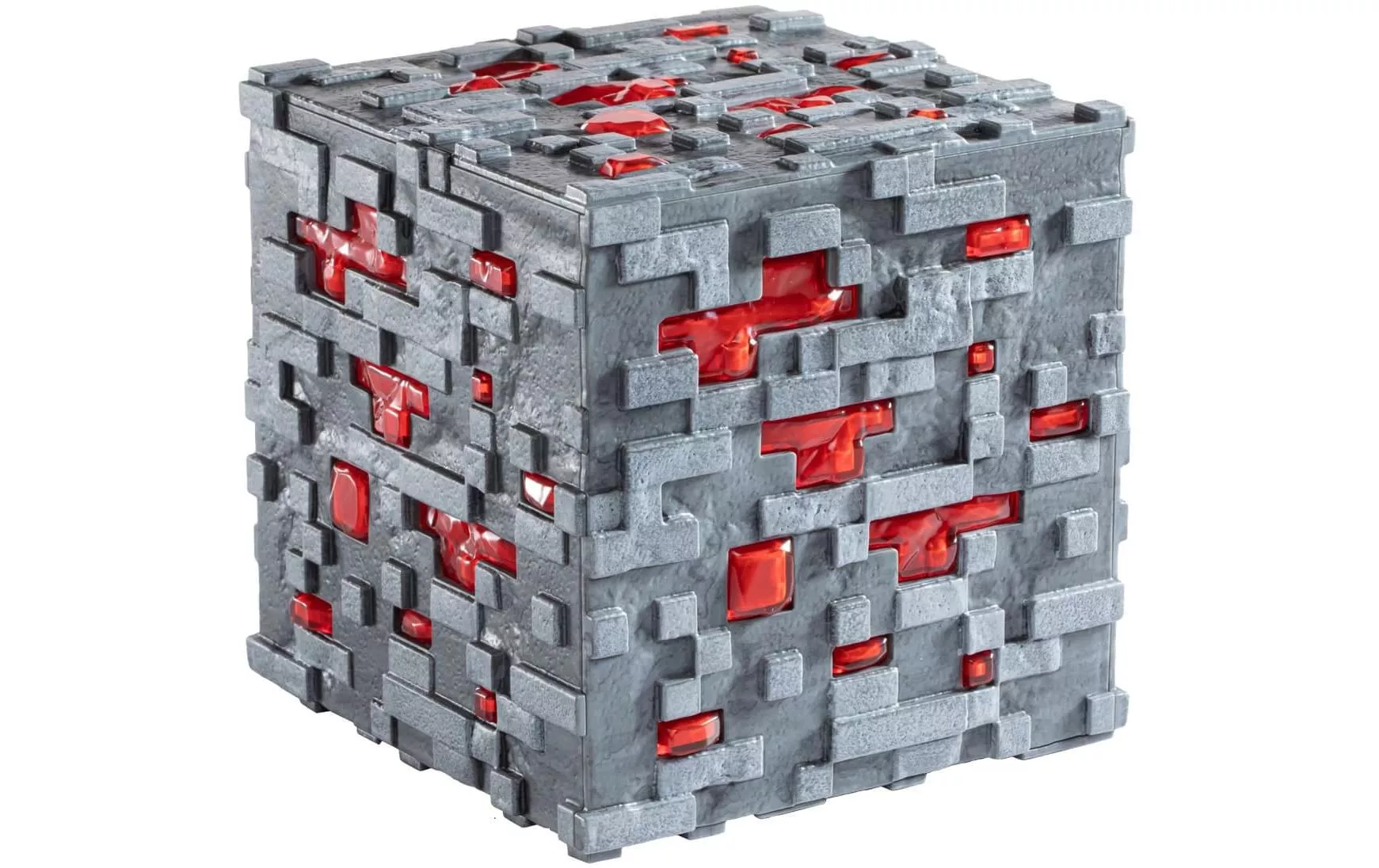 luce decorativa Minecraft illuminante Redstone Ore Cube 10 cm