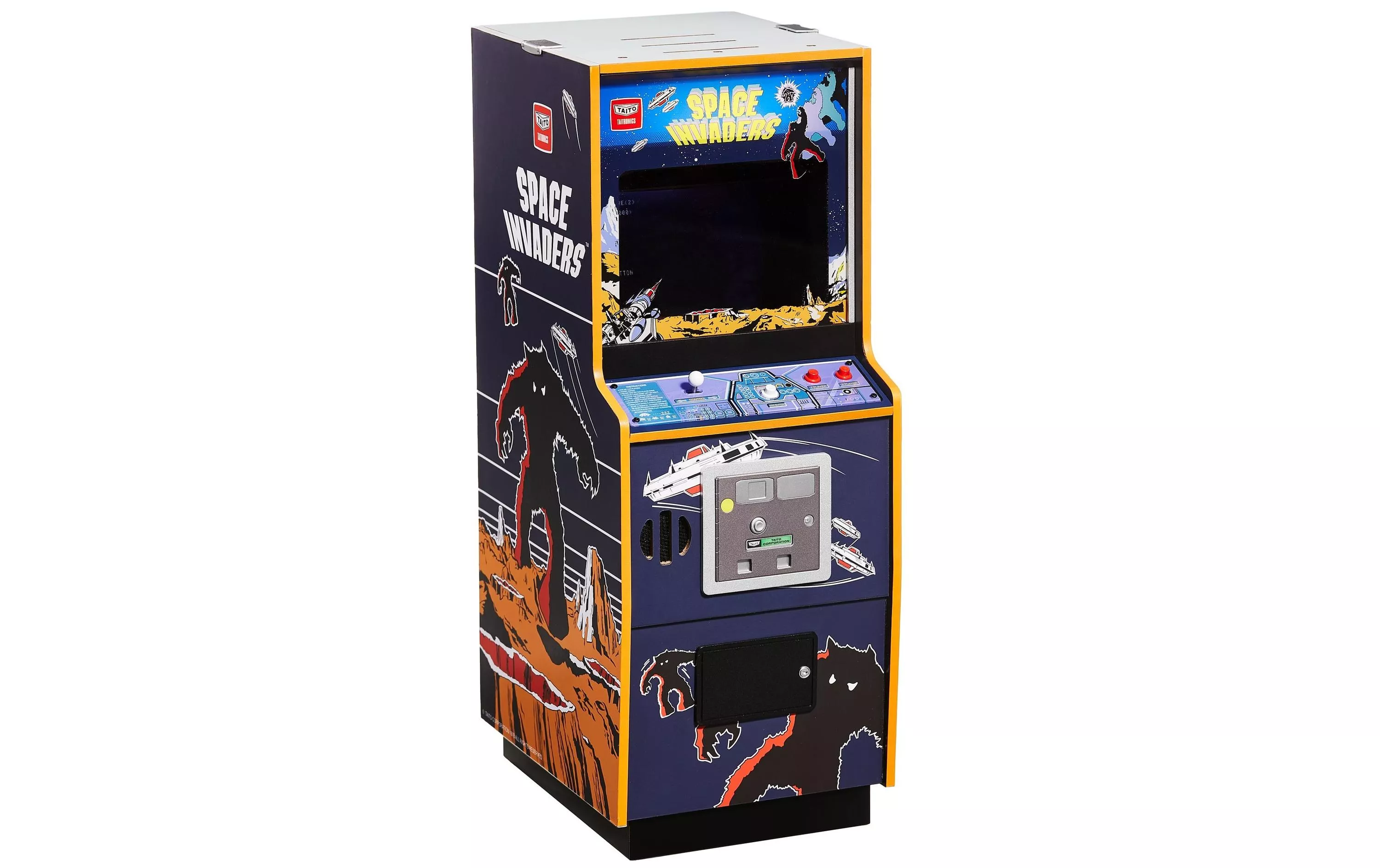 Arcade Machine Quarter Scale Arcade Cabinet - Space Invaders