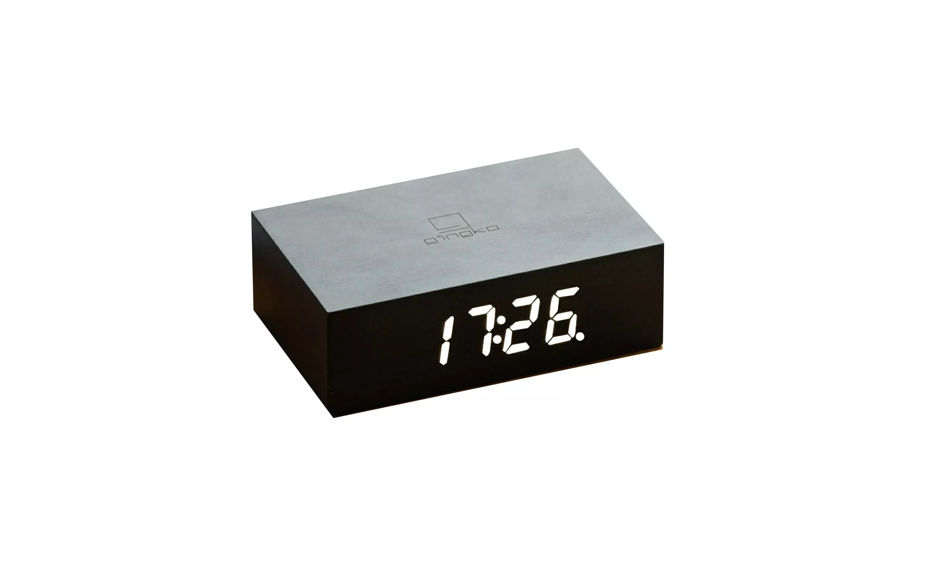 Sveglia digitale Flip Click Clock Nero