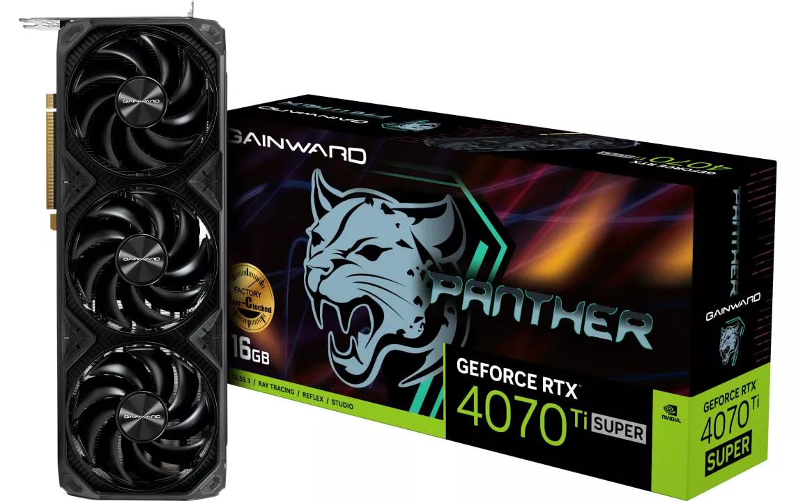 Grafikkarte GeForce RTX 4070 Ti Super Panther OC 16 GB