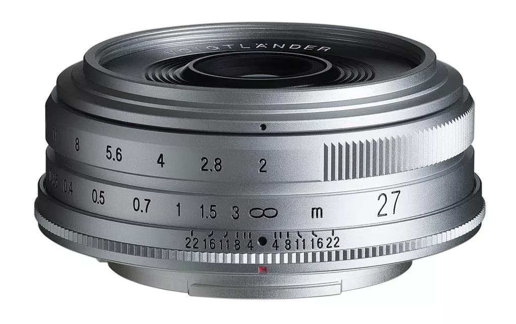 Festbrennweite 27mm F/2 Ultron \u2013 Fujifilm X-Mount - Silber