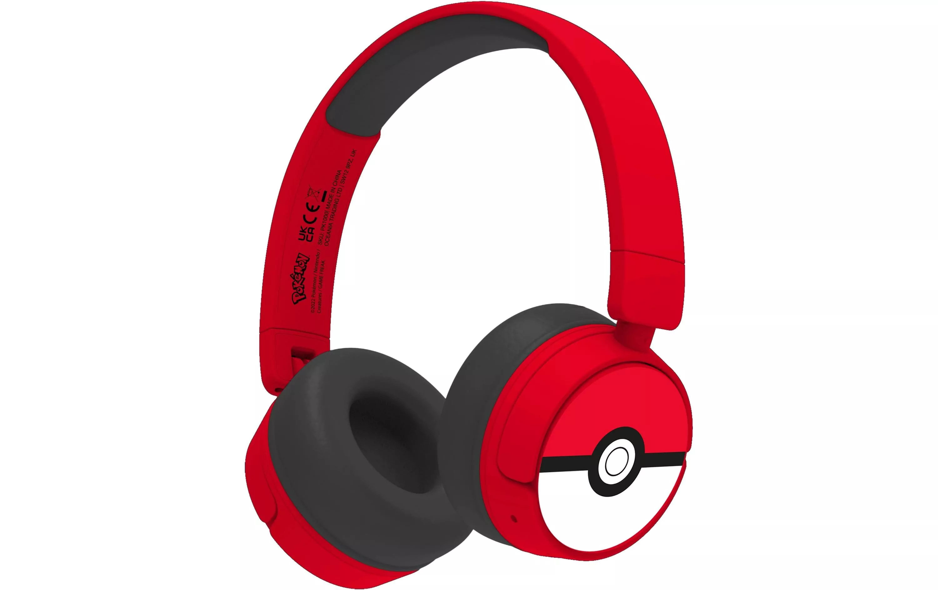 On-Ear-Kopfhörer Pokémon Poké ball Rot; Weiss
