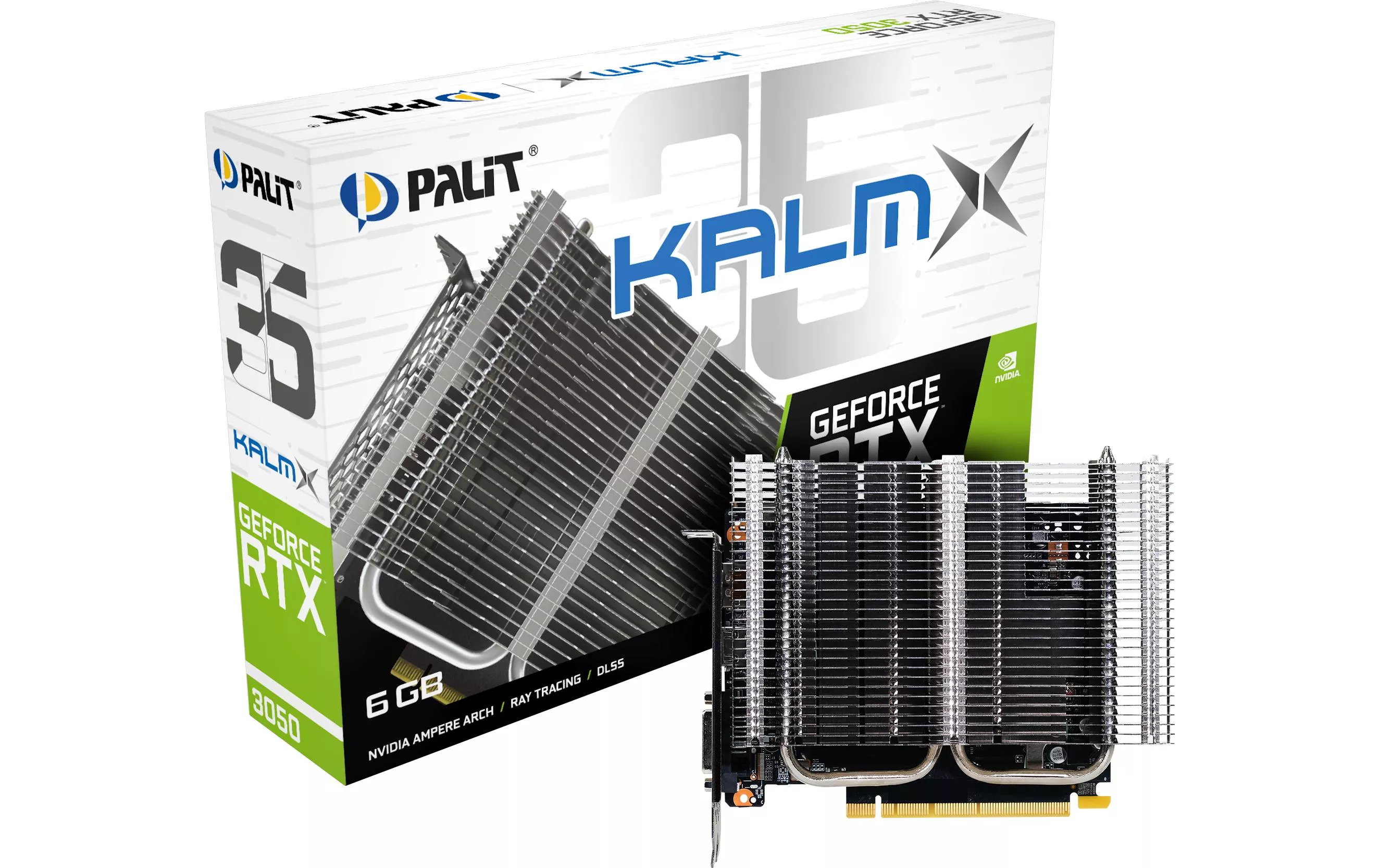 Scheda grafica Palit GeForce RTX 3050 KalmX 6 GB