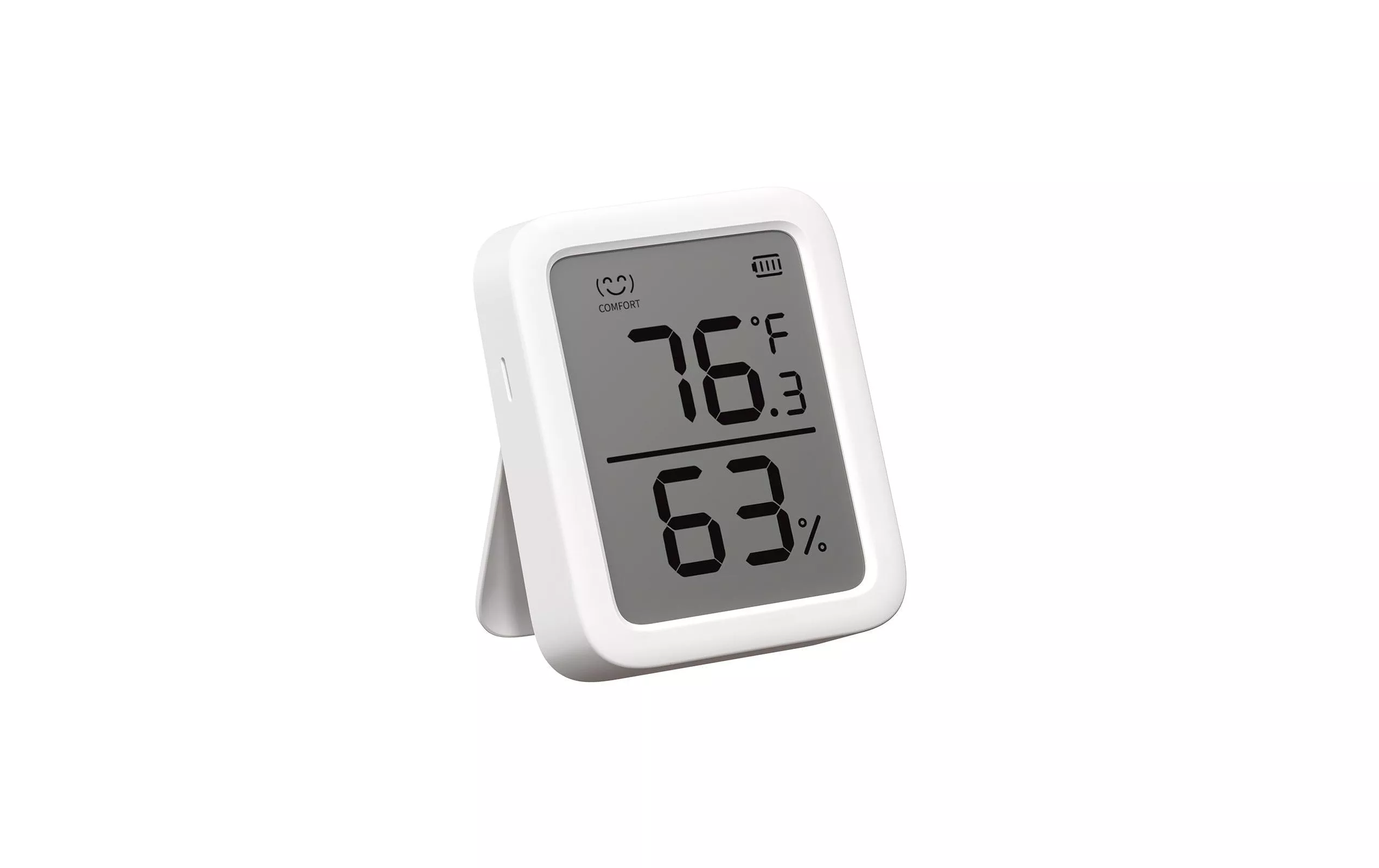 Thermomètre d\'intérieur intelligent, Blanc, Bluetooth