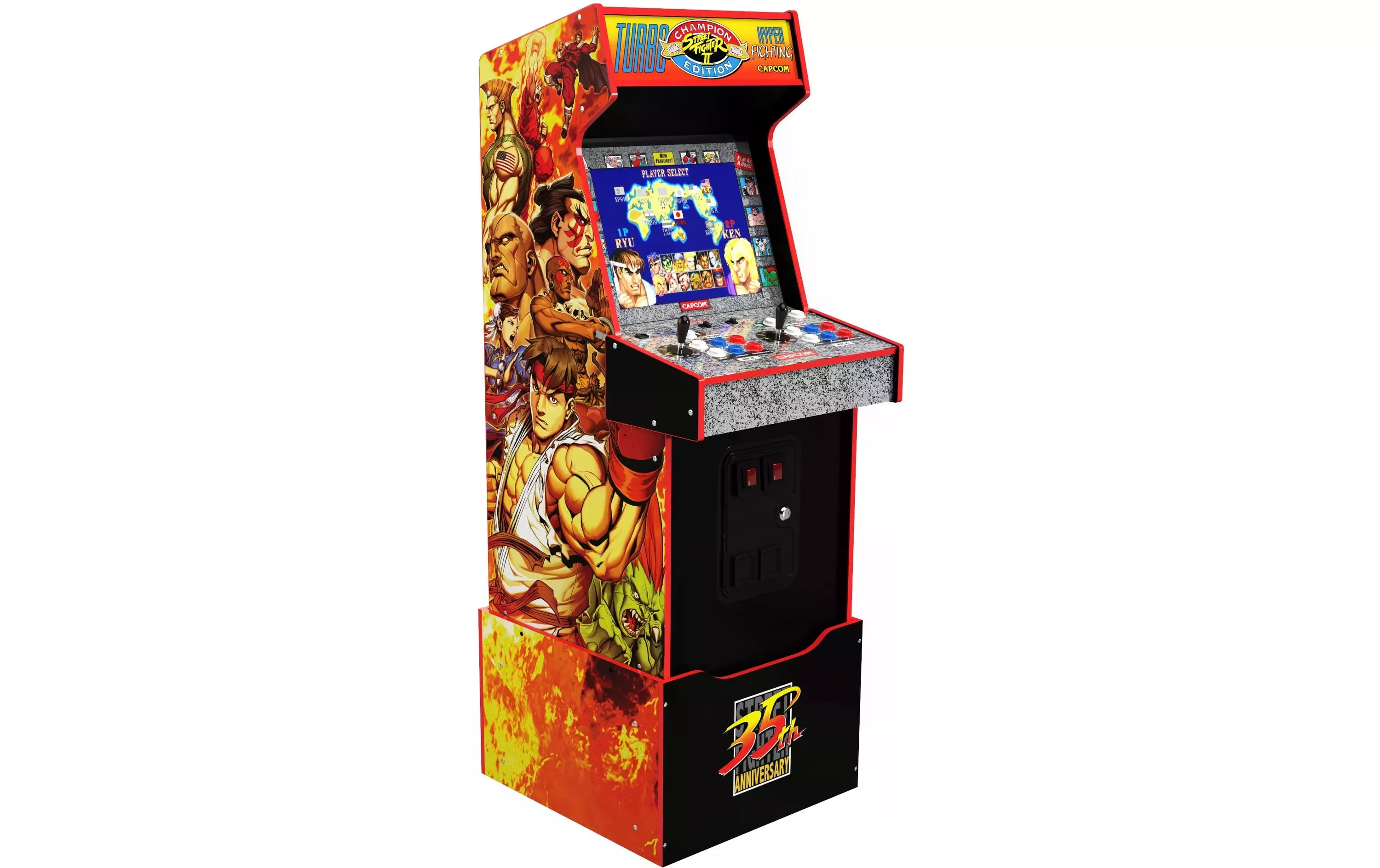 Borne d\u2019arcade Capcom Legacy Arcade Game Yoga Flame Edition