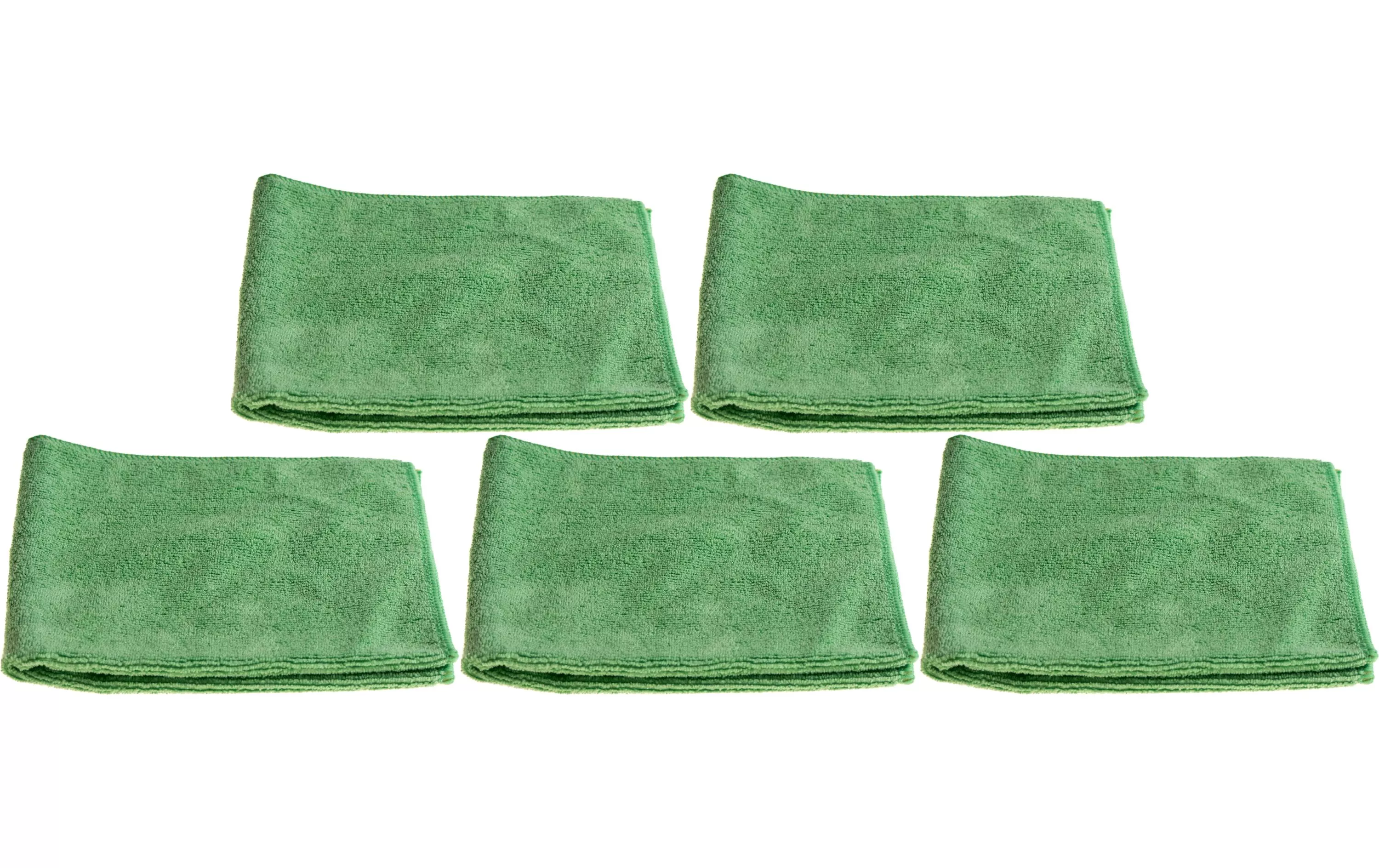 panno di pulizia in microfibra universale 5 pezzi, verde