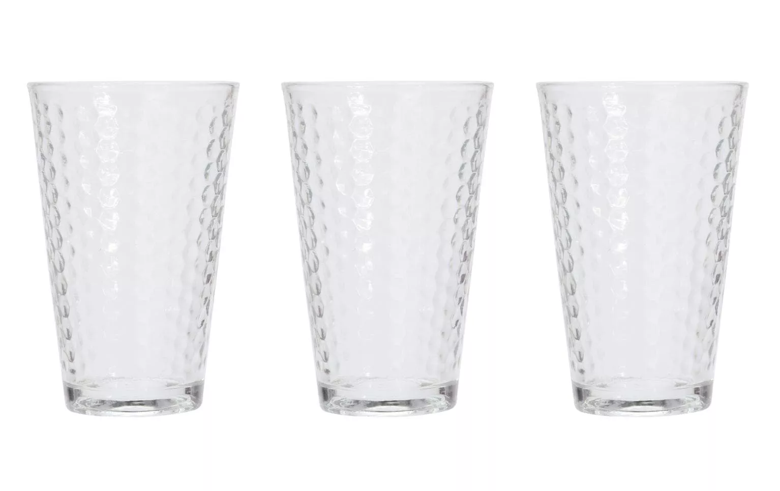 Bicchiere FURBER 300 ml, 3 pezzi, trasparente