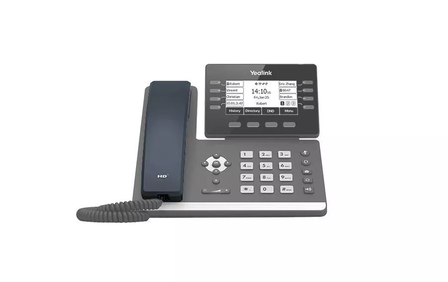 Telefono sostitutivo Yealink per SIP-T53 / T53W / T54 / T54W Nero