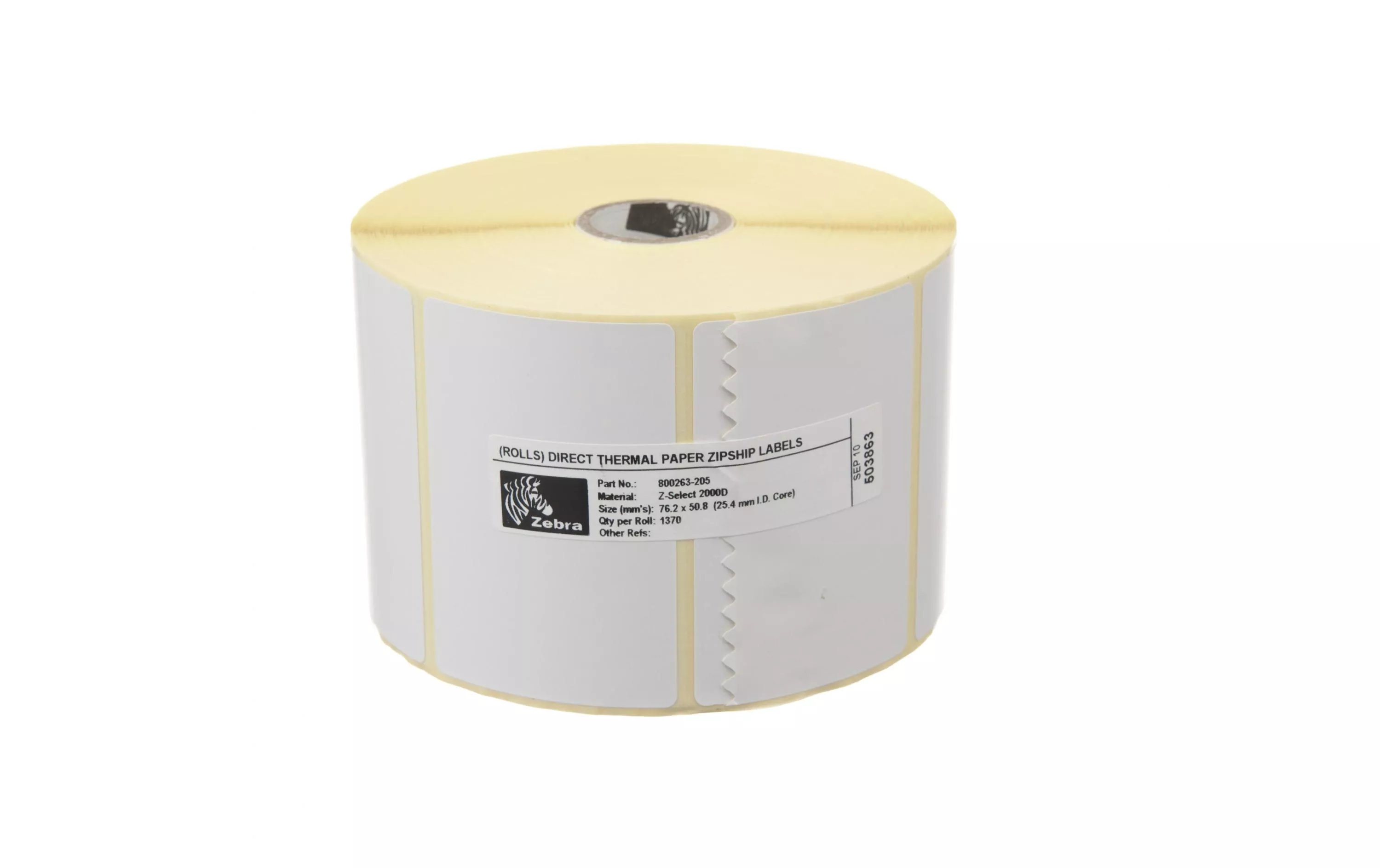 Etikettenrolle Thermo Direct 76 x 51 mm