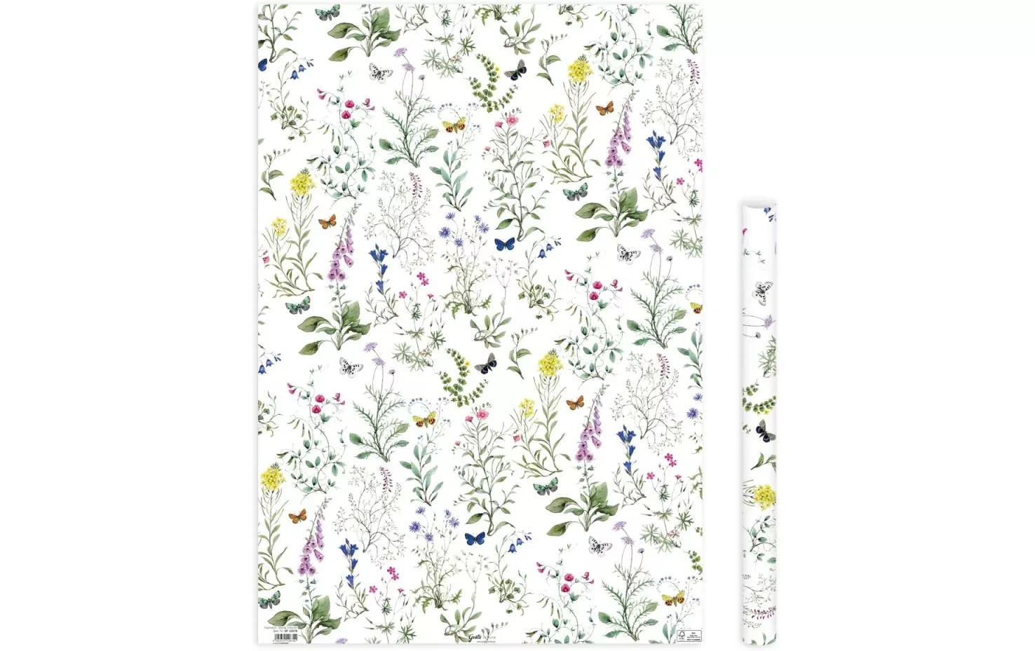 Geschenkpapier Wildblumen 68 x 98 cm