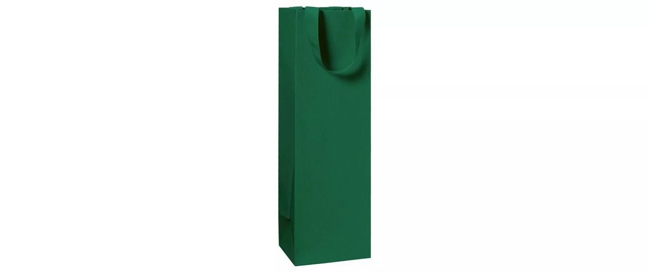 Borsa per bottiglie Stewo One Colour 11 x 10,5 x 36 cm, verde scuro