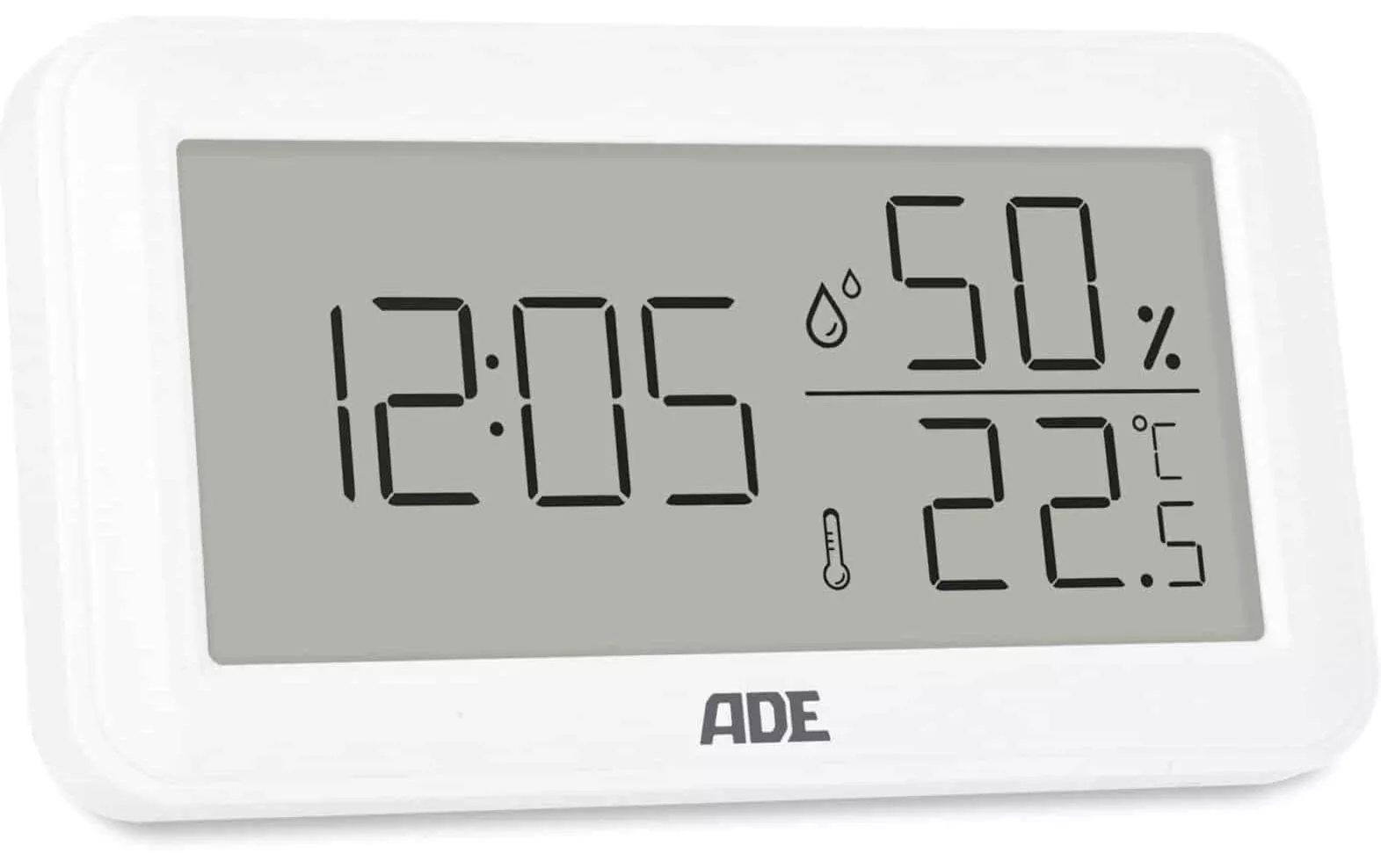 Wetterstation Thermo-Hygrometer 15 cm, Weiss