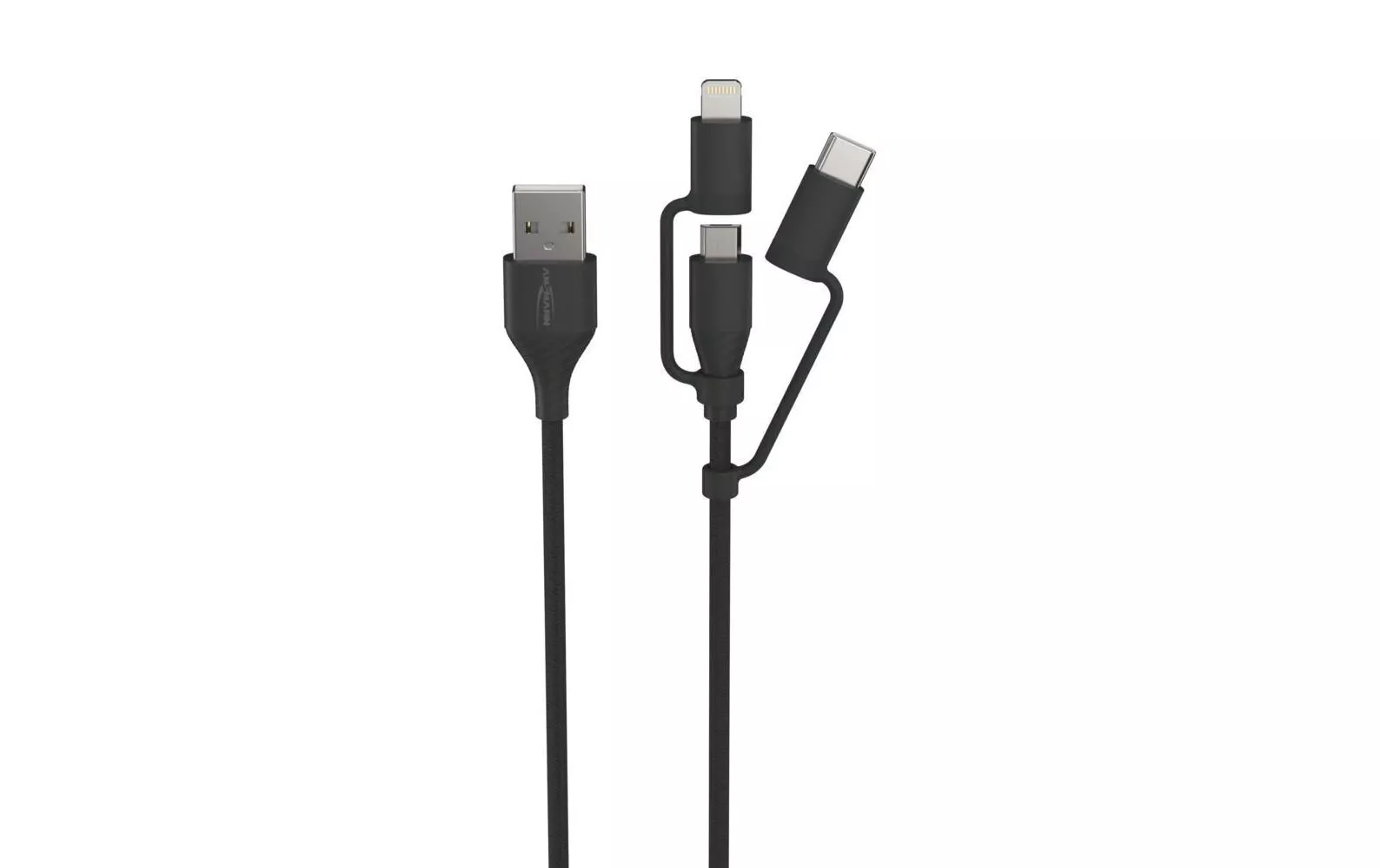 Câble chargeur USB Micro, Lightning, type C, 120 cm