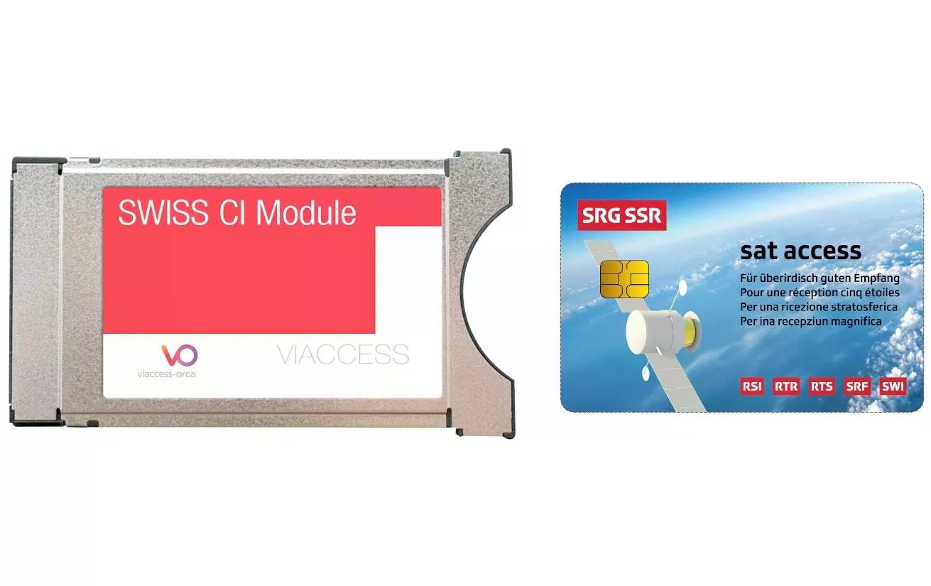 CE Swiss CI Module mit SRG SSR Karte