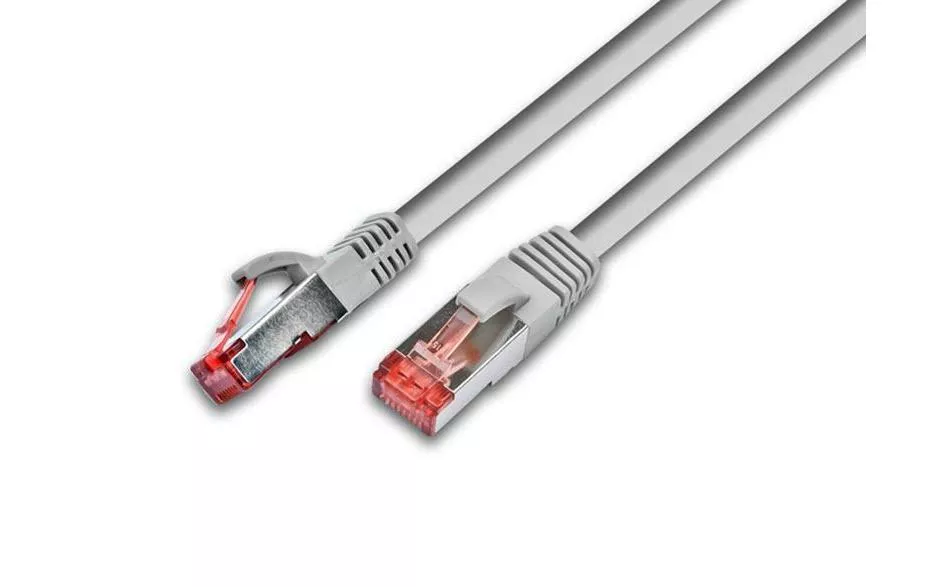 Câble patch  Cat 6A, S/FTP, 0.5 m, Gris