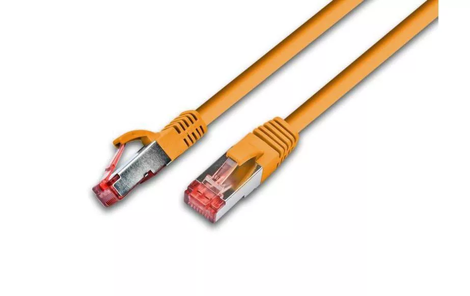 Câble patch  Cat 6A, S/FTP, 0.5 m, Orange