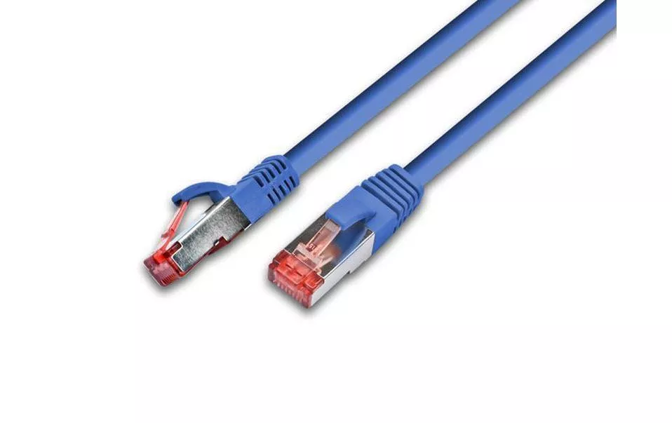 Câble patch RJ-45 - RJ-45, Cat 5e, F/UTP, 4 m, Bleu