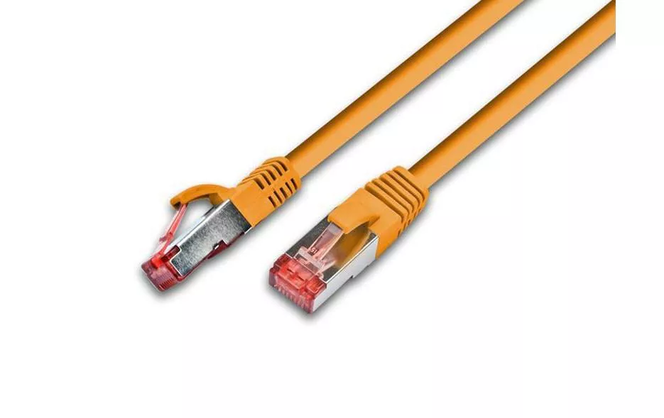 Câble patch RJ-45 - RJ-45, Cat 5e, F/UTP, 0.5 m, Orange