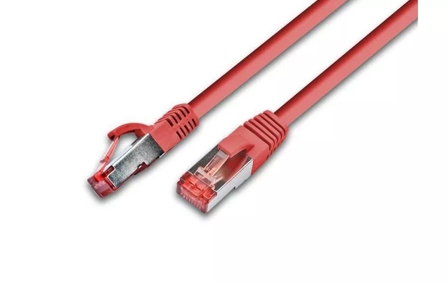 Câble patch RJ-45 - RJ-45, Cat 5e, F/UTP, 0.5 m, Rouge