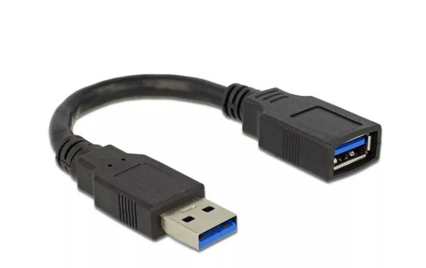 USB 3.0-Verlängerungskabel  USB A - USB A 0.15 m