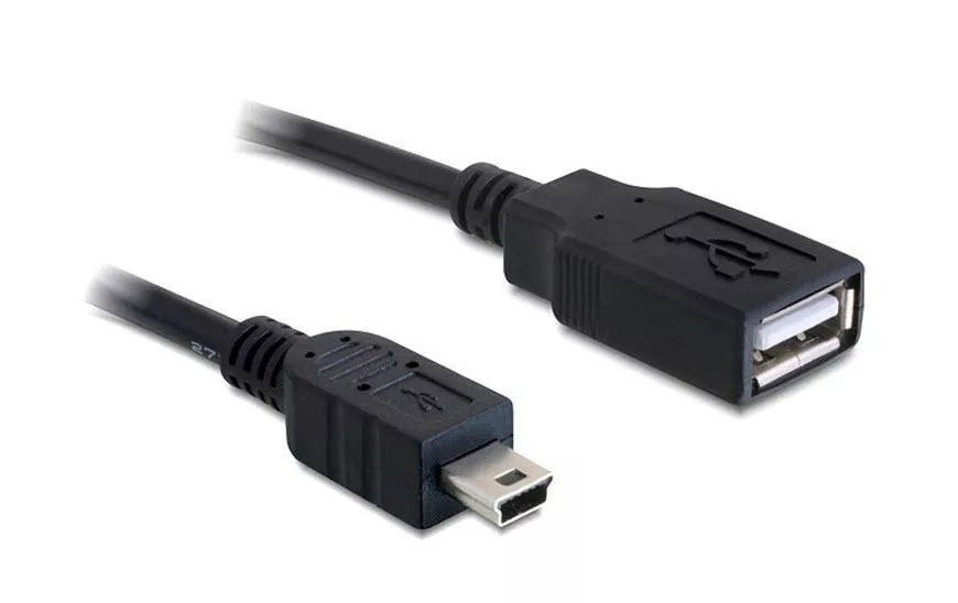 USB 2.0-Adapterkabel  Mini-USB B - USB A 0.5 m