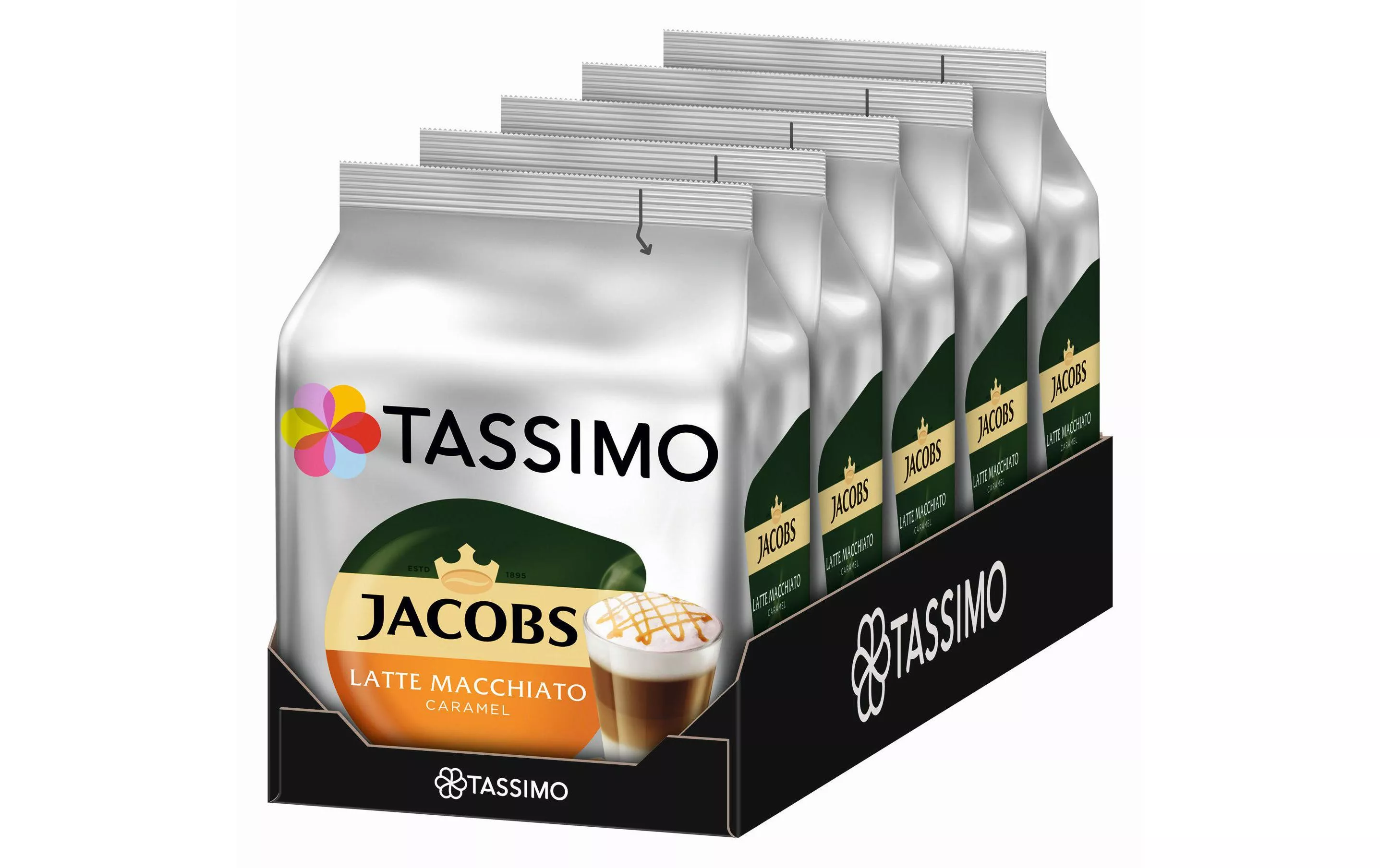 Kaffeekapseln T DISC Latte Macchiato Caramel 40 Portionen