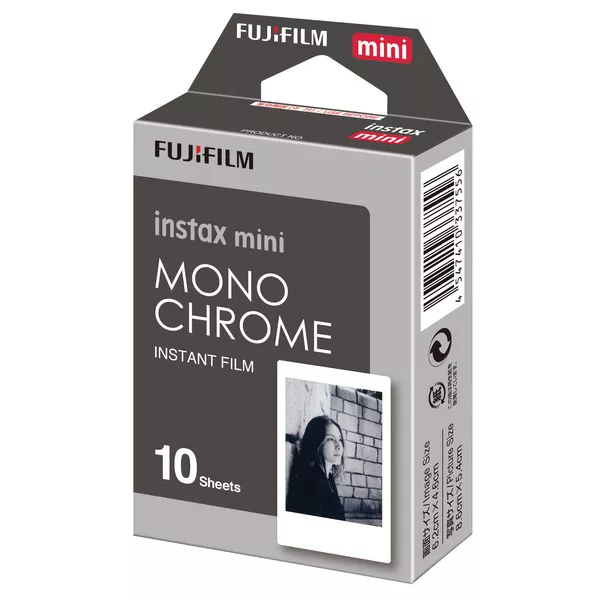 Instax Mini Film Monochrome 10 Fotos