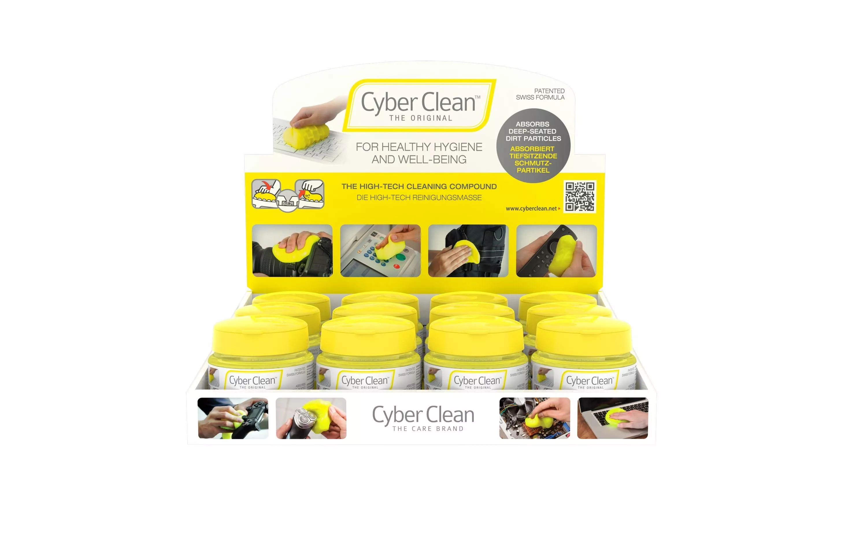 Cleaning Set THE ORIGINAL Pop up Cup Display con 12 pezzi