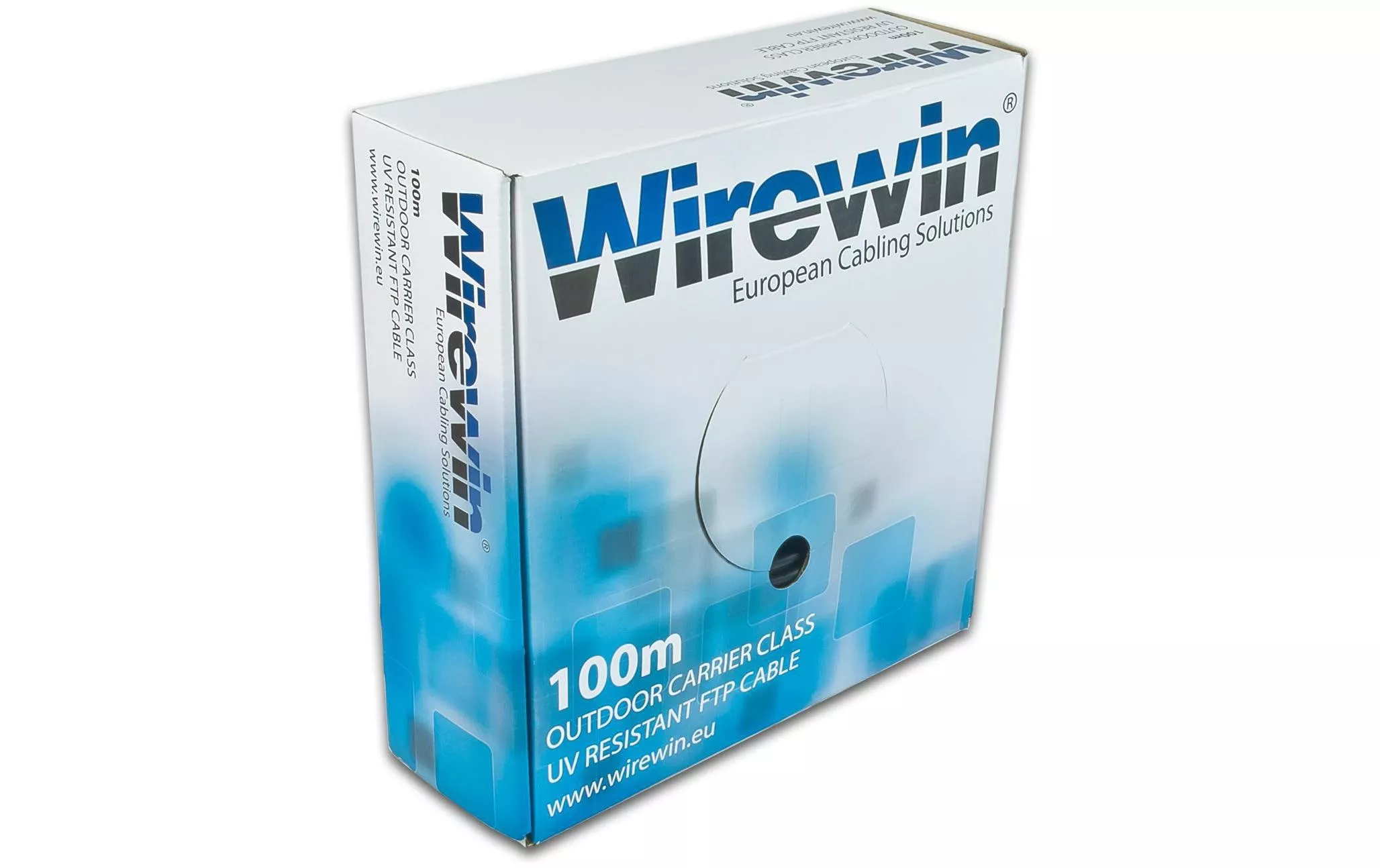Cavo patch Wirewin VKBOX OUTDOOR 100.0 Cat 5e, FTP, 100 m, nero