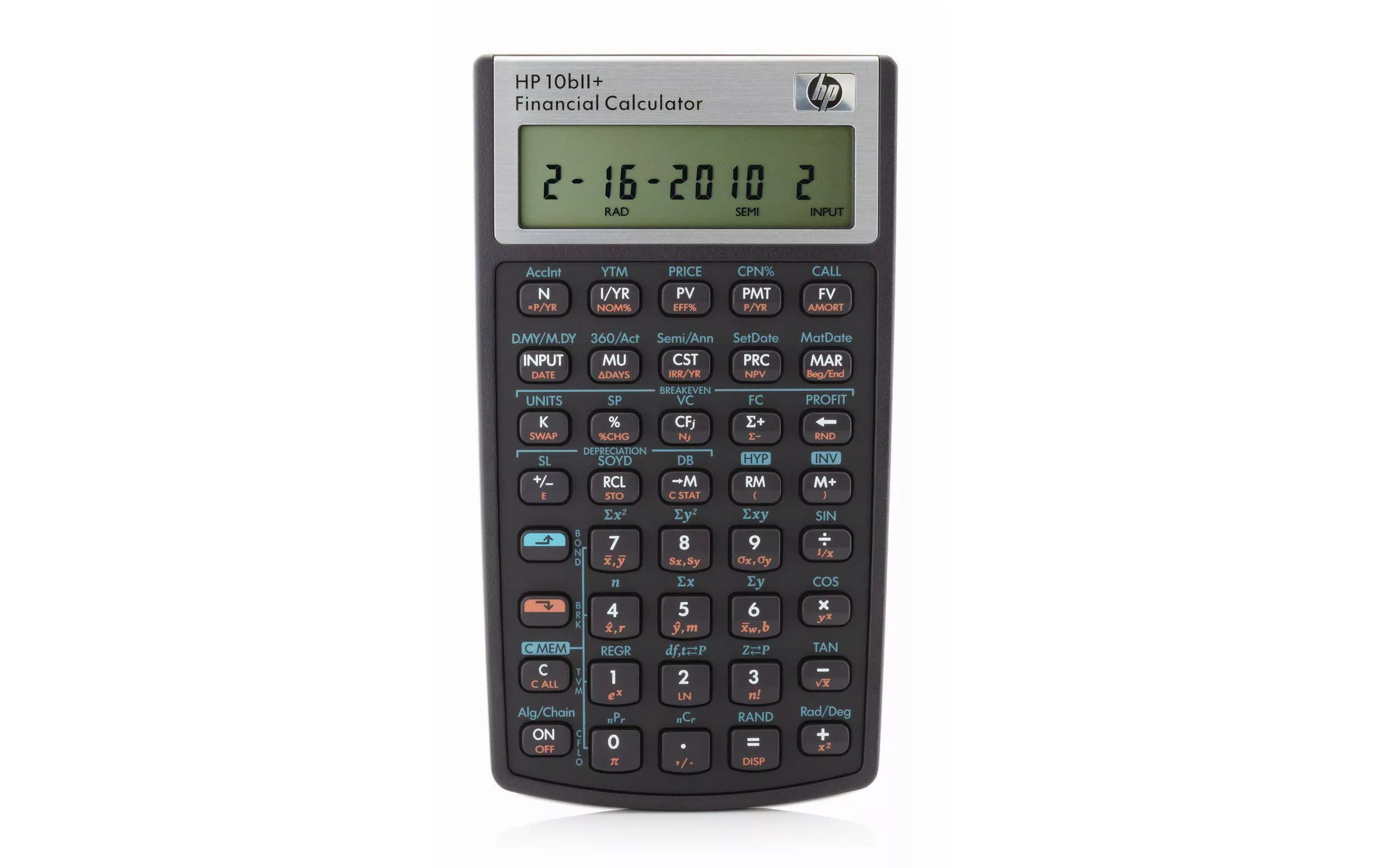 Calcolatrice finanziaria HP 10 BII+