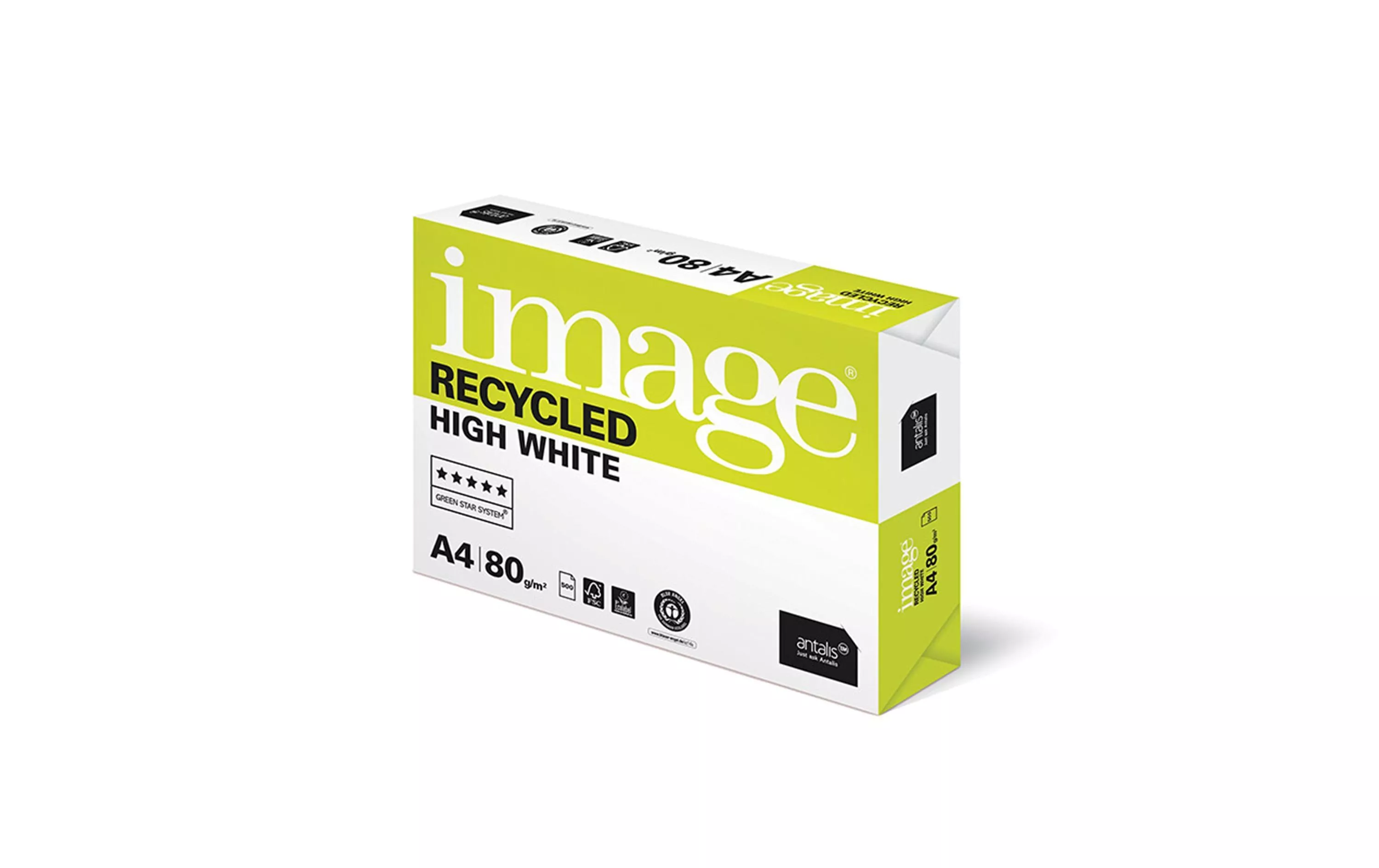 Carta per stampanti Image riciclata A4 bianco alto 80 g/m², 500 fogli