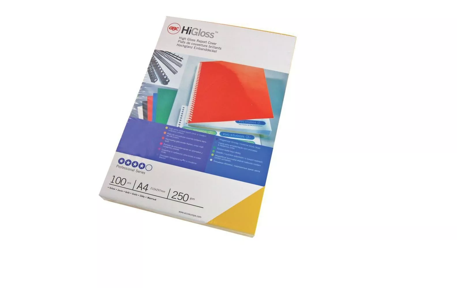 Couverture de brochure HIGloss A4, 250 g/m², 100 pièces, blanc