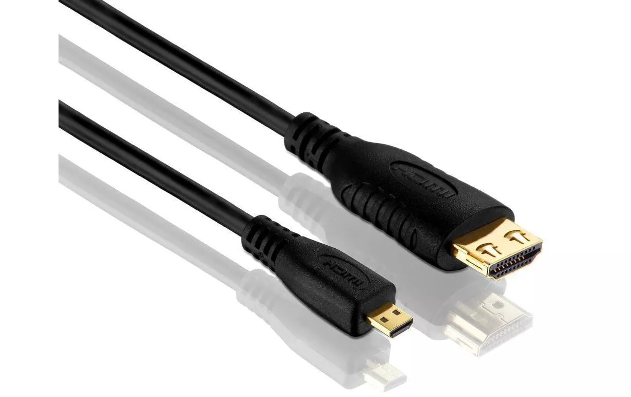 Câble Micro HDMI (HDMI-D) - HDMI, 1 m