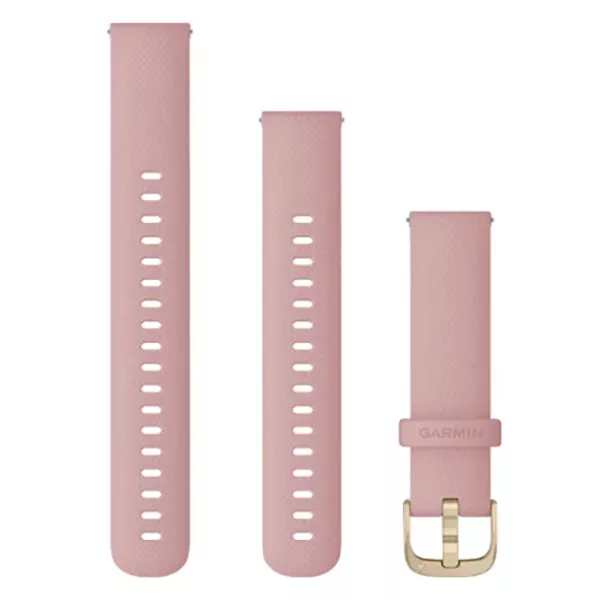 18mm Band Silicone Dust Rose/Lightgold