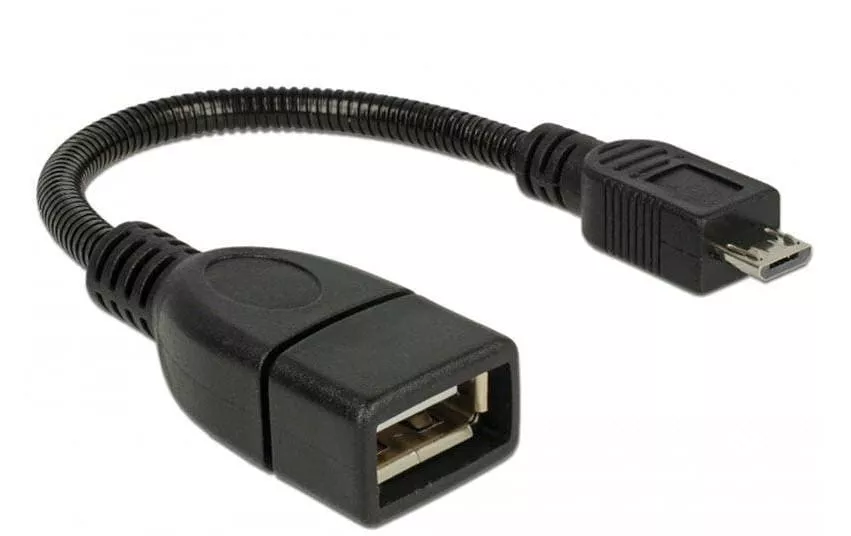 Câble OTG USB  Micro-USB B - USB A 0.15 m