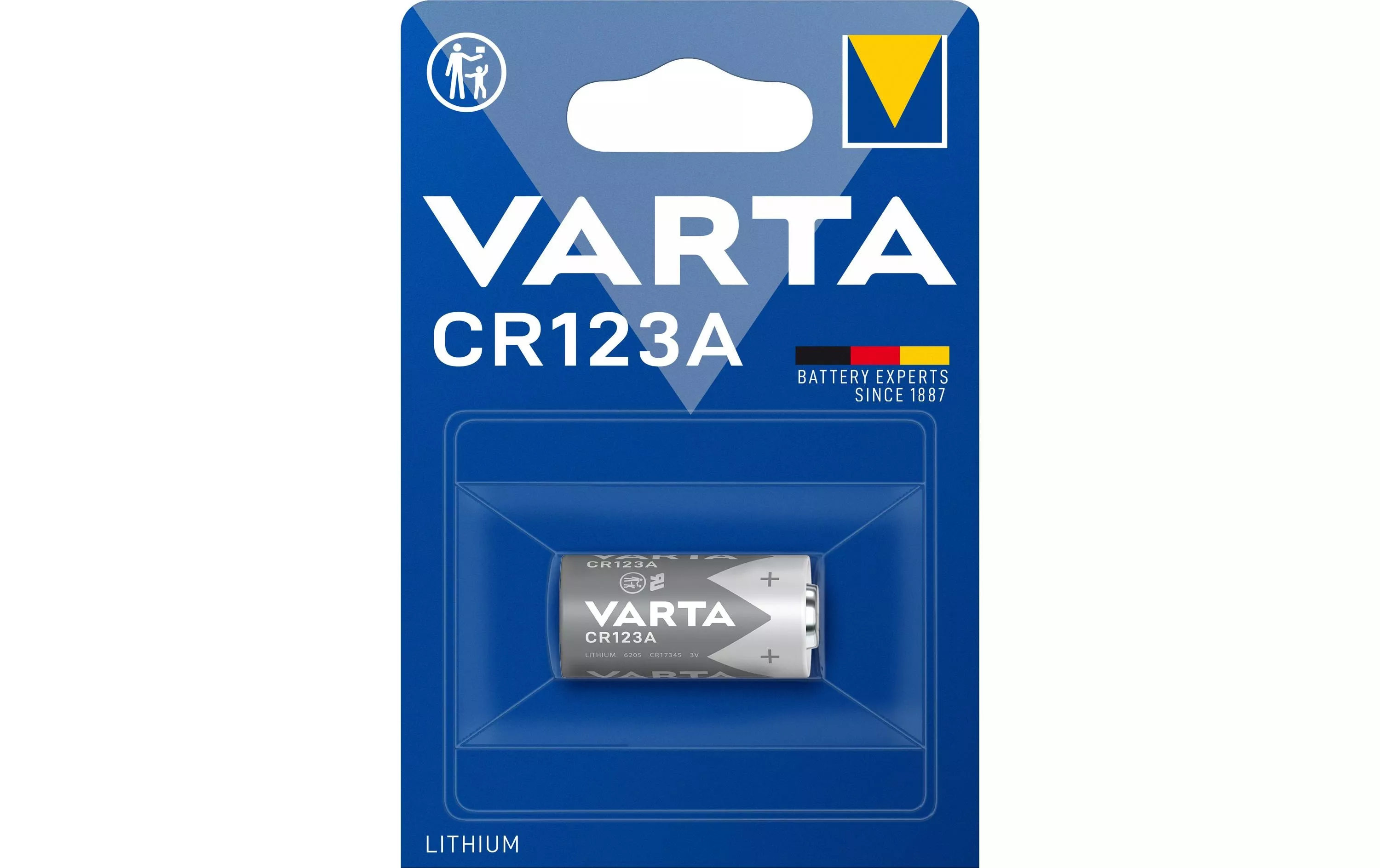 Batteria Varta CR123A 1 pezzo